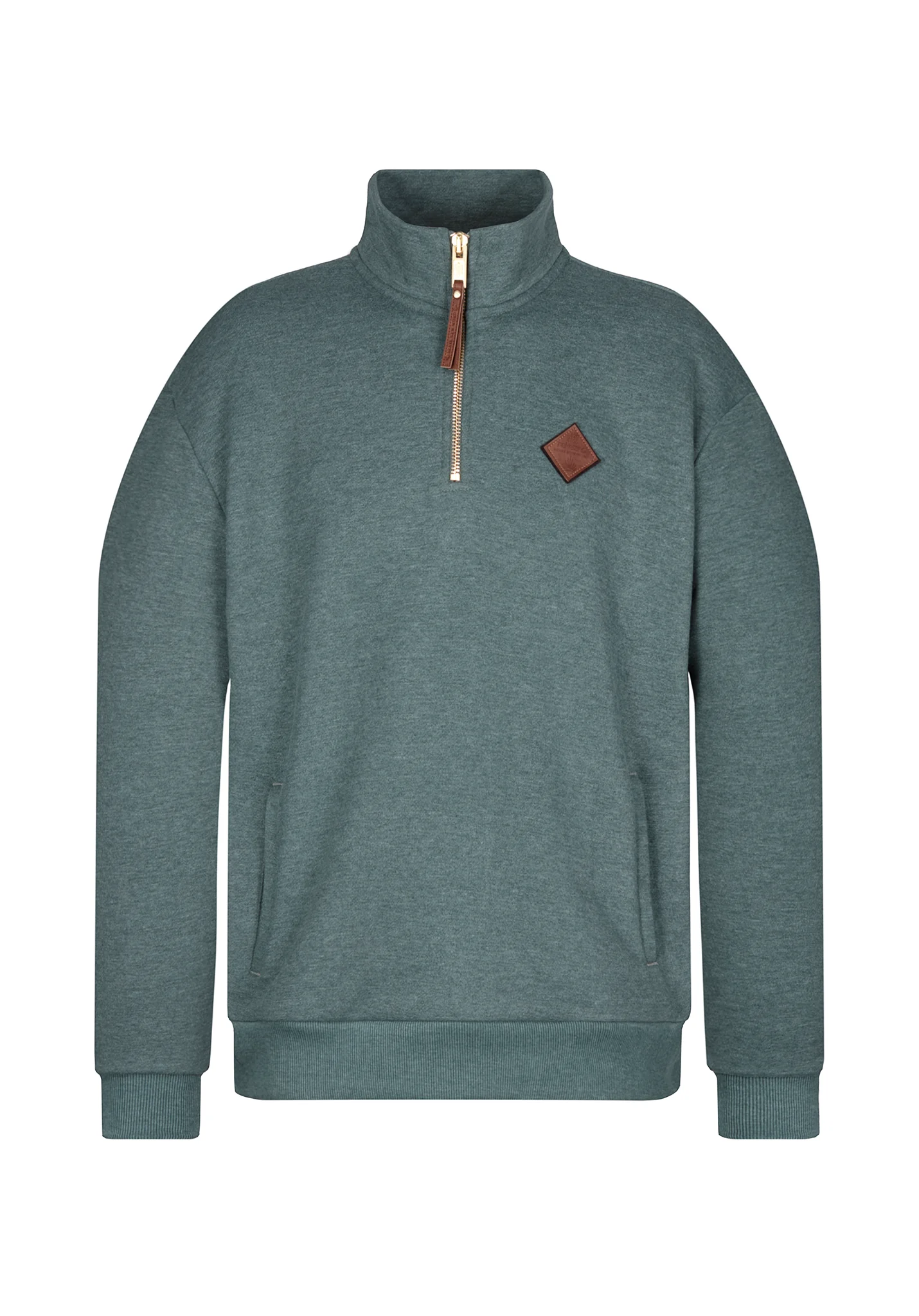 Gib ihm (Oversize) - Jungle Green Melange