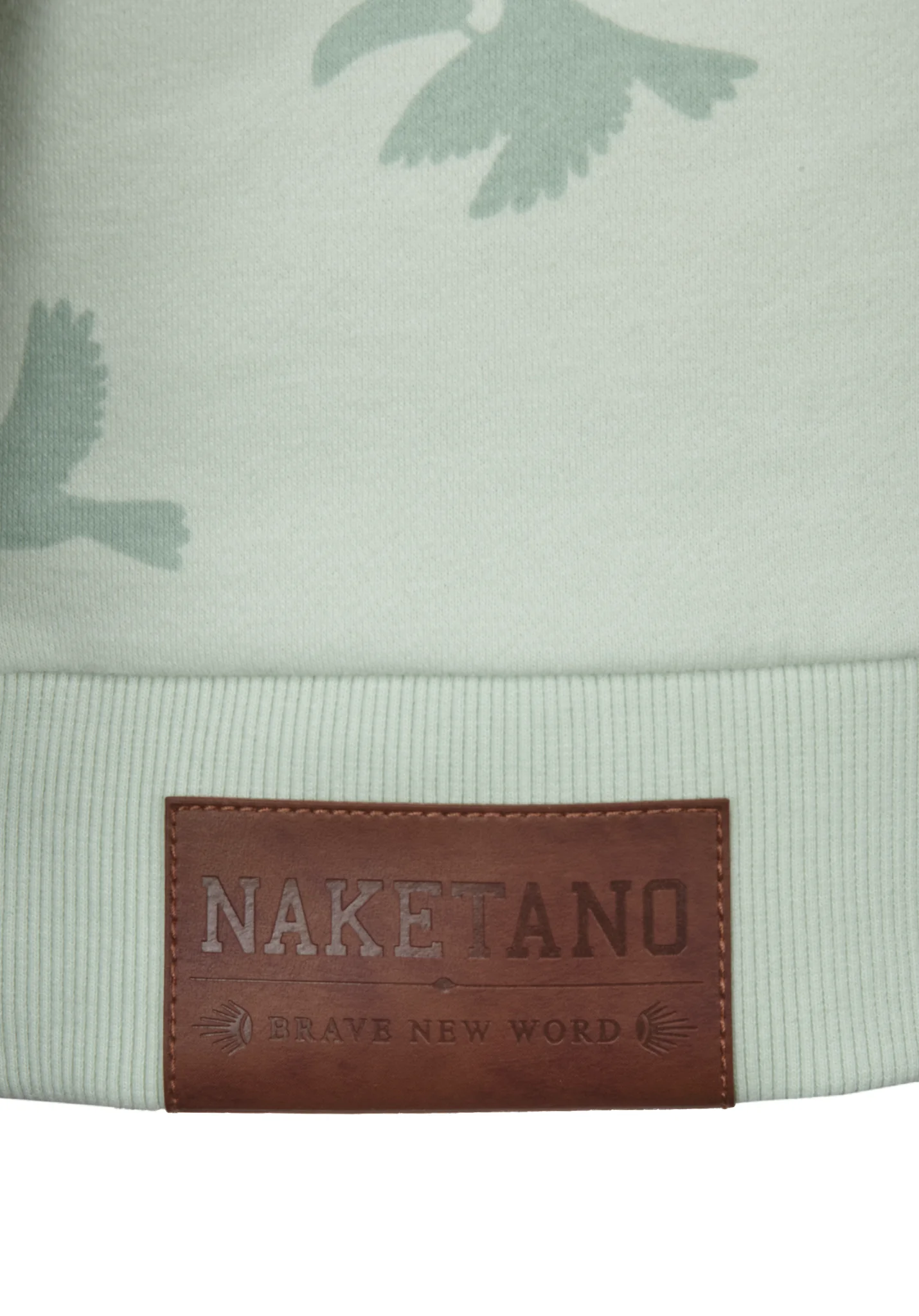 Krokettenhorst 20 - Light Green Melange Allover Birds - Image 5